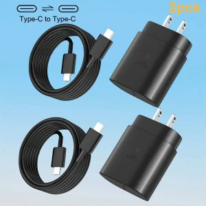 C-type wall charger with 6-foot cable