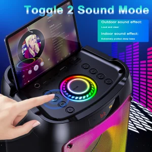 Wireless Bluetooth Speaker, Karaoke Machine