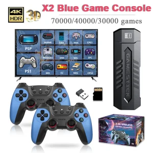X2 Blue Retro Gaming Stick