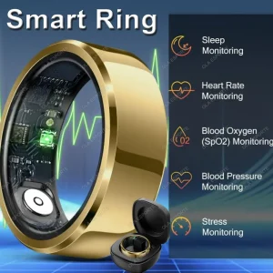 2025 Smart Ring Blood Pressure Heart Rate Sleep Monitoring